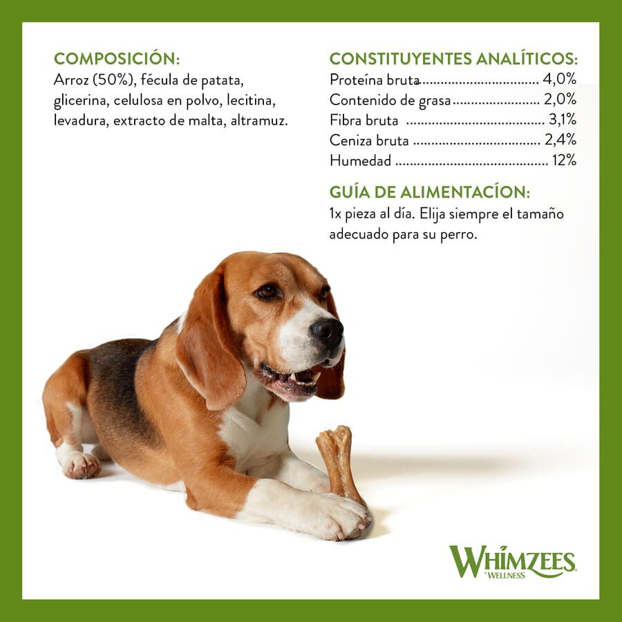 18 barritas Whimzees Snacks Dentales en Forma de Hueso para perros &iexcl;Pack ahorro!, , large Imagen numero 3